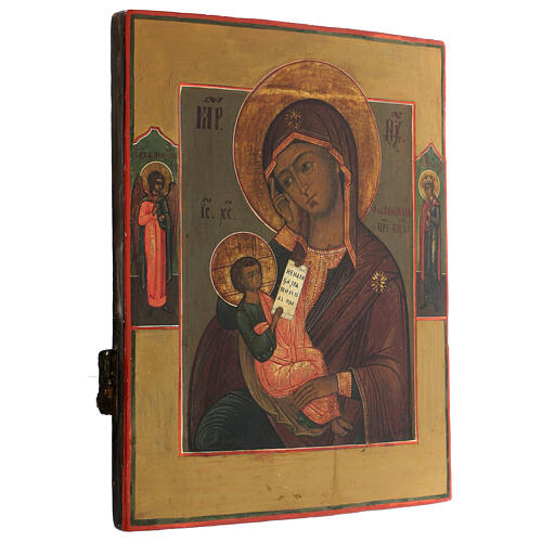 Antique Russian icon of Assuage My Sorrows, 19th century 30x20 cm 3