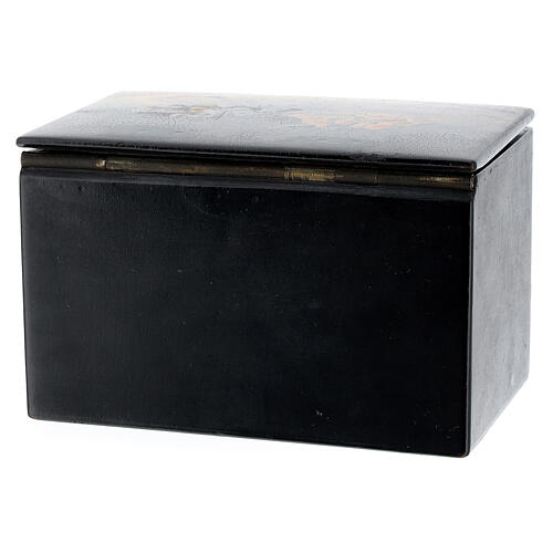 Russische Lackdose aus Pappmaché – Troika mit jungen Frauen, 10 × 15 × 10 cm 5