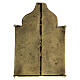 Tríptico de viaje San Nicolás Moscú Bronce Siglo XIX 10x15 cm s3