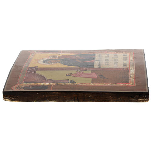 Icono antiguo 'Alegría Inesperada' siglo XIX Rusia 4