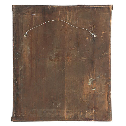 Icono antiguo Virgen Pokrov Rusia siglo XVIII 6