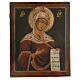 Icona antica Madonna della Deesis Russia XIX sec s1