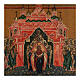 Ícone russo antigo Proteção da Nossa Senhora Pokrov, XIX século 44,5x38,5 cm s2
