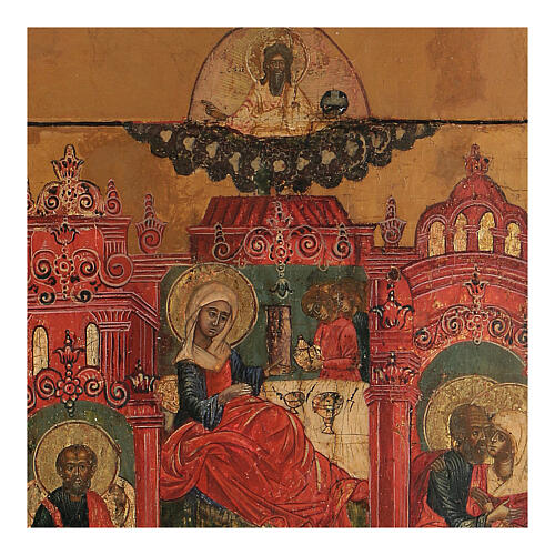 Ícone antigo Natividade de Nossa Senhora, Rússia, início do século XIX, Rússia, 30,5x27,5 cm 2