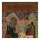 Icona russa antica Evangelista San Matteo XVIII sec s3