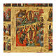 Icona antica russa 16 Grandi Feste XVIII-XIX sec s2
