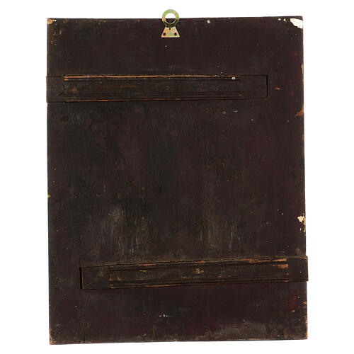 Icona russa ''Cristo Pantokrator'' 50x40 antica dipinta a mano 4