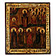 Old Russian icon of the Pokrov - Protection of the Theotokos, 35x30 cm s1