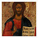 Antique Russian icon of Christ Pantocrator, painted by hand, 35x30 cm s2