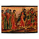 Antique restored Russian icon "Adoration of the Magi" and "king Herod" 80x30 cm s4