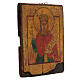 Icona russa antica ''Santa Caterina d'Alessandria'' dipinta a mano 25x20 s3