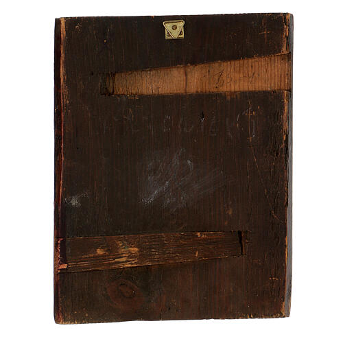 Alte russische Ikone – Heiliger Bonifatius, 25 × 20 cm, handgemalt 4