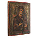 Icône russe ancienne Mère de Dieu de Tikhvin originale 30x25 cm s3