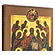 Icona antica russa 'Deesis estesa' Russia fine XIX sec 32x27 cm s5