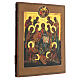 Ancient Russian icon 'Deisis' with prophets late 19th century 32x27 cm s4