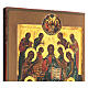 Ancient Russian icon 'Deisis' with prophets late 19th century 32x27 cm s5