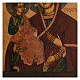Icona Madonna delle tre mani Russia dipinta XIX sec. 45x40 cm s4