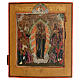 Russische Ikone – Gottesmutter „Freude aller Leidenden“, 30 × 25 cm, 19 Jh s1