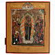 Ícone pintado século XIX Alegria de Todos os Aflitos Rússia 30x25 cm s1