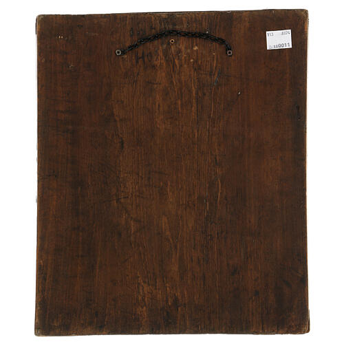 Ícone pintado Menológio de Outubro Rússia século XVIII 35x30 cm 9