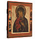 Icona Madonna di Feodor Russia dipinta XIX sec. 30x25 cm s3
