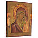 Icono Virgen de Kazan Rusia pintado primera mitad siglo XIX 35x30 cm s3