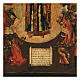 Icona Gioia di tutti gli afflitti Russia dipinta XVIII sec. 30x25 cm s4