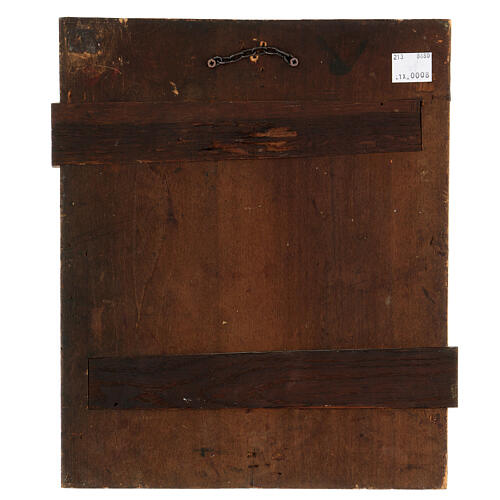 Icona Pokrov Russia dipinta XIX sec. 30x25 cm 5