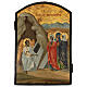 Icona Greca antica Donne Mirofore XVIII sec 50x35 cm s1
