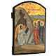 Icona Greca antica Donne Mirofore XVIII sec 50x35 cm s3