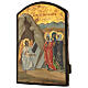 Icona Greca antica Donne Mirofore XVIII sec 50x35 cm s5