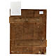 Icona Russa antica Cristo Pantocratore XIX sec 30x25 cm s5
