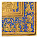 Icona russa antica Beato Silenzio bronzo 15x13 cm s6
