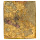 Icona russa antica Beato Silenzio bronzo 15x13 cm s7