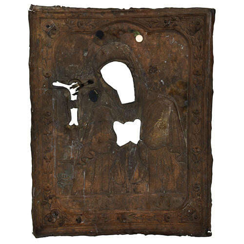 Alte russische Ikone „Gottesmutter von Akhtyrka“, 18–19 Jh, 51 × 39 cm 14