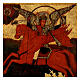 Icona russa San Michele Arcangelo antica 31x26 cm XVII-XVIII sec s2