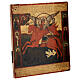 Icona russa San Michele Arcangelo antica 31x26 cm XVII-XVIII sec s5