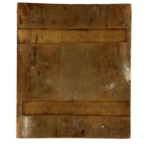 Russische Ikone „Die Sechzehn Hochfeste und die Auferstehung Christi“, 19 Jh, 35 × 30 cm 7