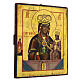Ícone russo antigo Mãe de Deus Amaciando Corações Malignos 30x25 cm séc. XIX s3