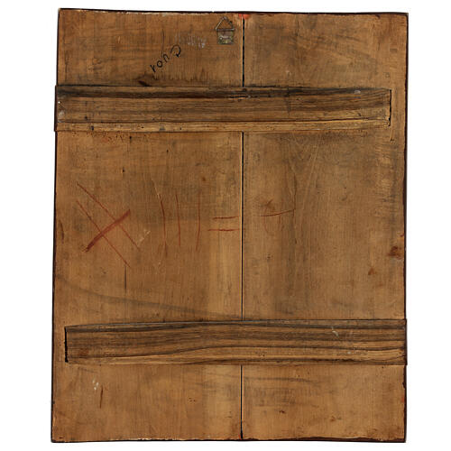 Nossa Senhora de Tikhvin ícone russo antigo metade séc. XIX 54x45 cm 7