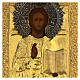 Deesis 3 icone riza antiche seconda metà 800 Russia 27x32 cm s2
