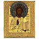 Deesis 3 icone riza antiche seconda metà 800 Russia 27x32 cm s3