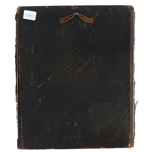 Madonna Kazan ricamo onorifico antica XVIII sec Russia 31x26 7