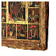 12 Great Feasts icon antique Russian 31x27 cm 19th century s6