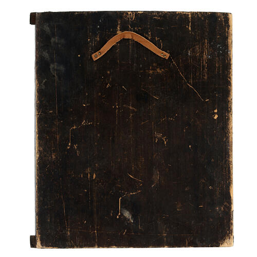 Madonna del Segno icona russa antica XIX sec 33x28 cm 7