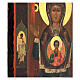 Madonna del Segno icona russa antica XIX sec 33x28 cm s4
