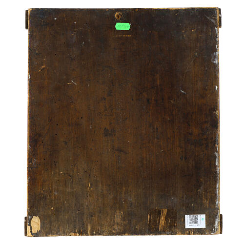 Alte russische Ikone – Krönung der Gottesmutter, 19 Jh, 40 × 34 cm 9