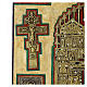 Antike russische Ikone – Staurothek mit Bronzeikonen, 18–19 Jh, 75 × 67 cm s3