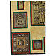 Ancient Russian icon, Staurotheke with bronze plates, 18th-19th century, 30x26 in s5