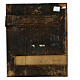 Icona russa antica Trinità dell'Antico Testamento XIX sec 31x26,5 cm s4